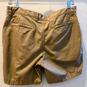 Marine Layer Women's Cargo Shorts in Tan